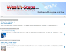 Tablet Screenshot of blog.wealth-steps.com
